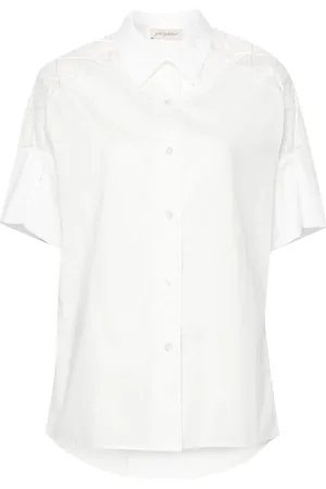 GENTRYPORTOFINO Camisa con panel semitranslúcido
