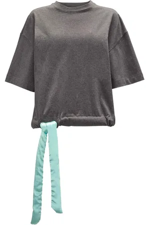 J.W.Anderson Camiseta corta con detalle de tira
