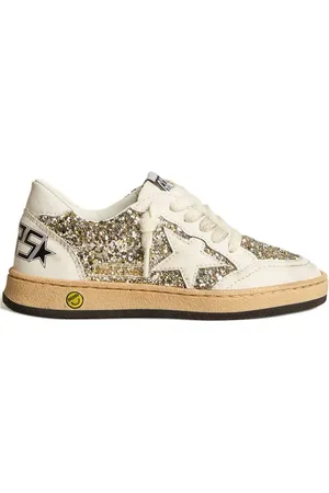 Golden Goose Zapatillas Ballstar con purpurina