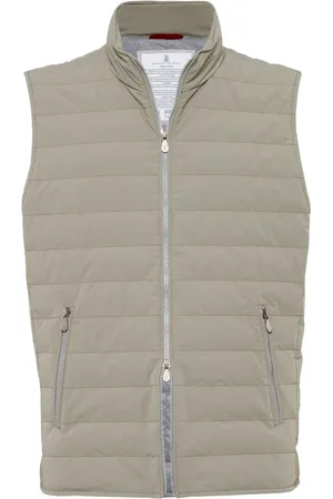 Brunello Cucinelli Chaleco acolchado con cuello alto