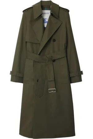 Burberry Gabardina con solapa de muesca