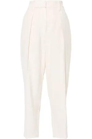 Brunello Cucinelli Pantalones de pana con pinzas