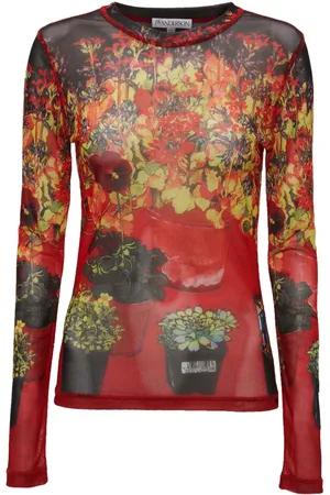 J.W.Anderson Camiseta con estampado floral