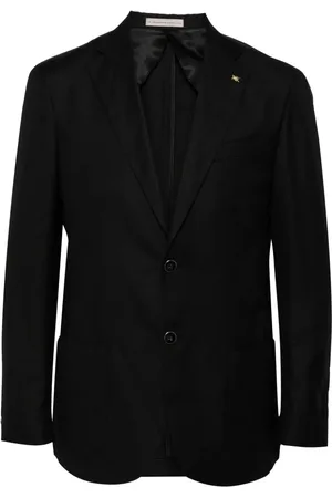 corneliani Blazer con detalle de broche