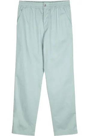 Maison Kitsuné Pantalones rectos con cinturilla elástica