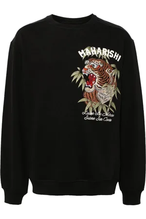 Maharishi Sudadera con logo estampado