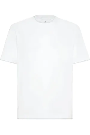 Brunello Cucinelli Camiseta con doble capa