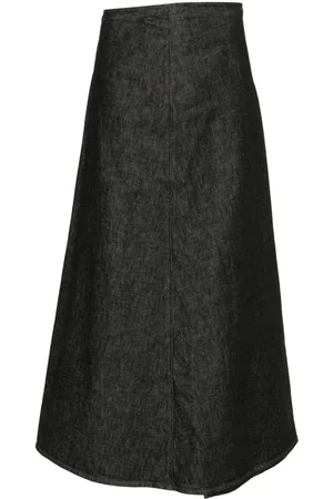 YOHJI YAMAMOTO Falda acampanada con pliegues