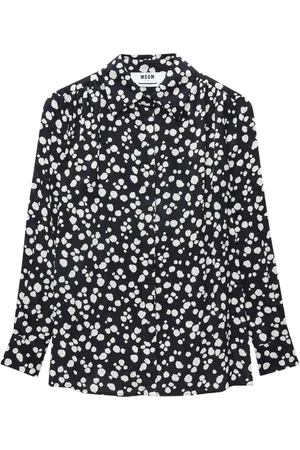 Msgm Camisa con motivo de lunares