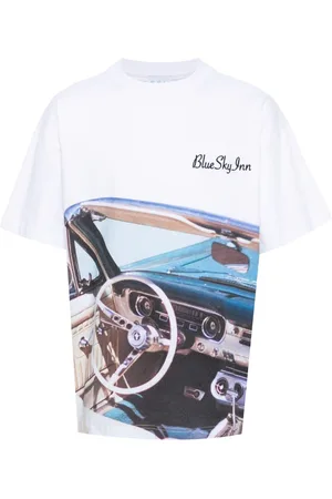 BLUE SKY INN Camiseta con coches estampados