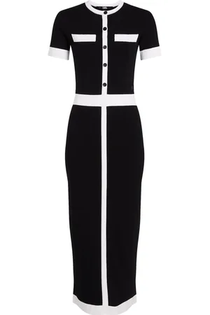 Karl Lagerfeld Vestido midi de manga corta