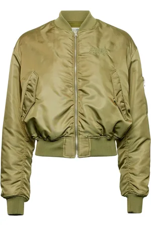 Maison Margiela Chaqueta bomber con logo y costuras