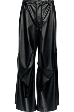 Maison Margiela Pantalones anchos con efecto arrugado