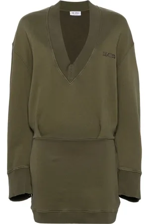 The Attico Vestido corto con letras del logo