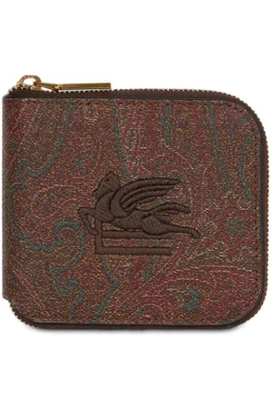 Etro Cartera con estampado de cachemira