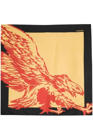 Lanvin Fular con estampado Eagle de x Future