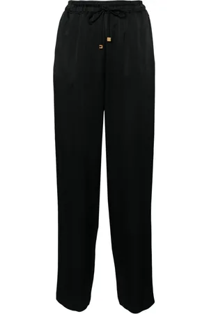 Elisabetta Franchi Pantalones rectos con cordones