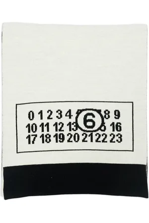Maison Margiela Bufanda con logo estampado