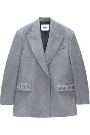Msgm Blazer con botones y ojales