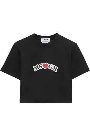 Msgm Camiseta corta con logo