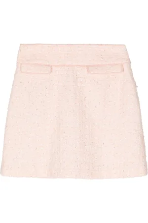 SHIATZY CHEN Minifalda acampanada de tweed