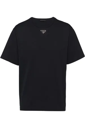 Prada Camiseta con logo triangular