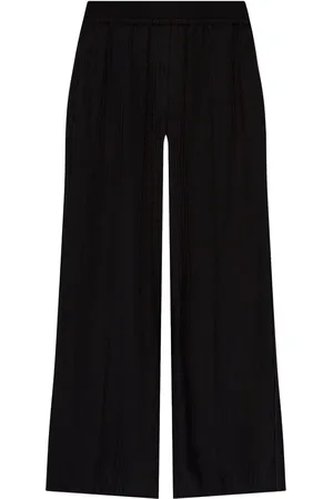 Victoria Beckham Pantalones anchos con monograma