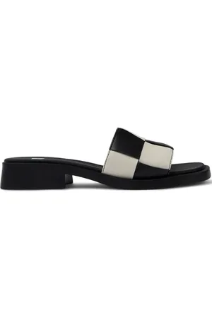 Camper Sandalias Twins a cuadros