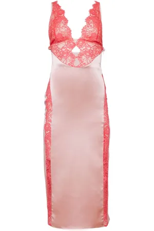FLEUR DU MAL Vestido midi con cuello en V