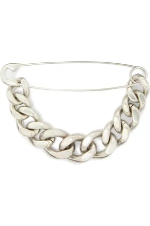 Jil Sander Broche con cadena barbada