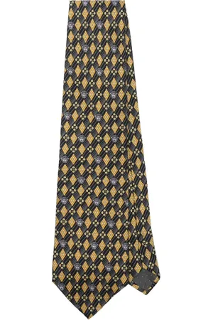 VERSACE Corbata con estampado de cabeza de Medusa 1990