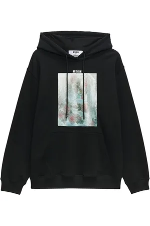 Msgm Sudadera con capucha y estampado gráfico