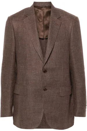 CANALI Blazer con motivo pied de poule