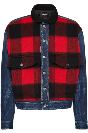 Dsquared2 Chaqueta vaquera a cuadros