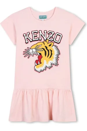 Kenzo Vestido con estampado Tigre