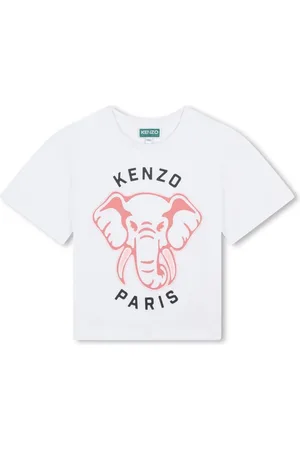 Kenzo Camiseta Elephant Varsity Jungle