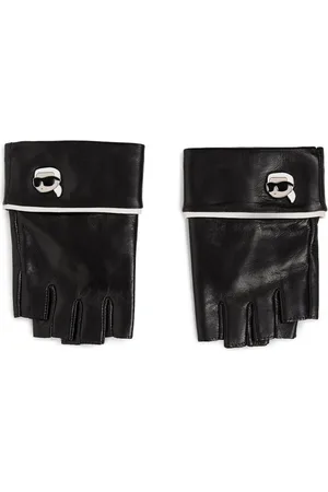 Karl Lagerfeld Mitones de cuero Ikon