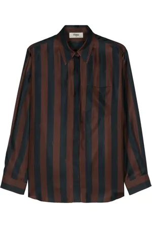 Fendi Camisa a rayas Pequin