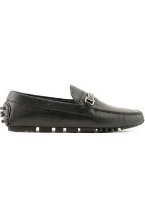 Emporio Armani Mocasines drive con placa del logo