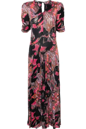 Missoni Vestido largo con estampado gráfico 1970