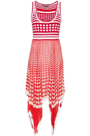 Gianfranco Ferré Vestido midi Ferre con motivo de lunares 2000