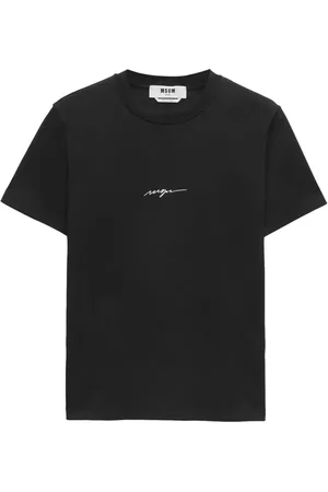 Msgm Camiseta con logo estampado