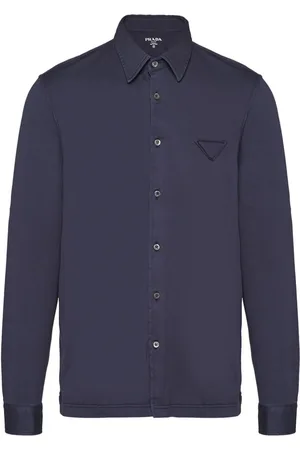 Prada Camisa con parche del logo