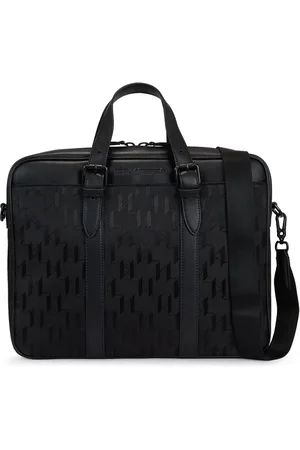 Karl Lagerfeld Maletín K/Etch con logo en jacquard