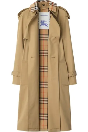 Burberry Gabardina con solapa de muesca