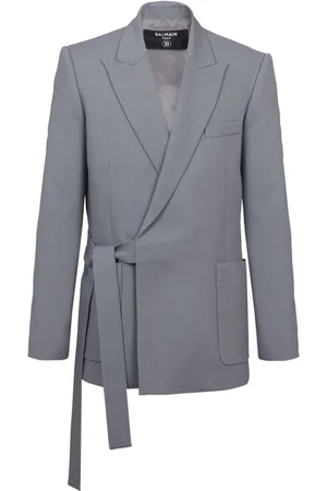 Balmain Blazer con cinturón lateral