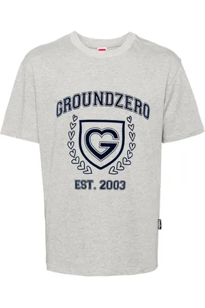 Ground Zero Camiseta con logo estampado