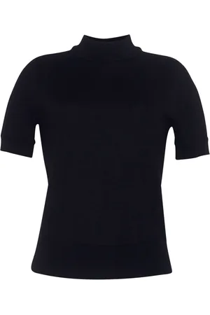 ADAM LIPPES Top de cachemira con logo bordado