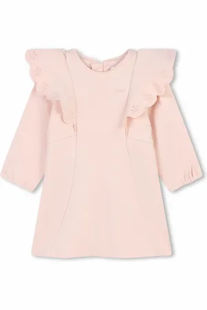 Chloé Vestido con bordado floral