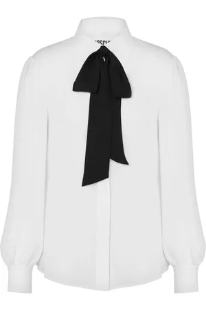 Moschino Blusa con lazo en el cuello